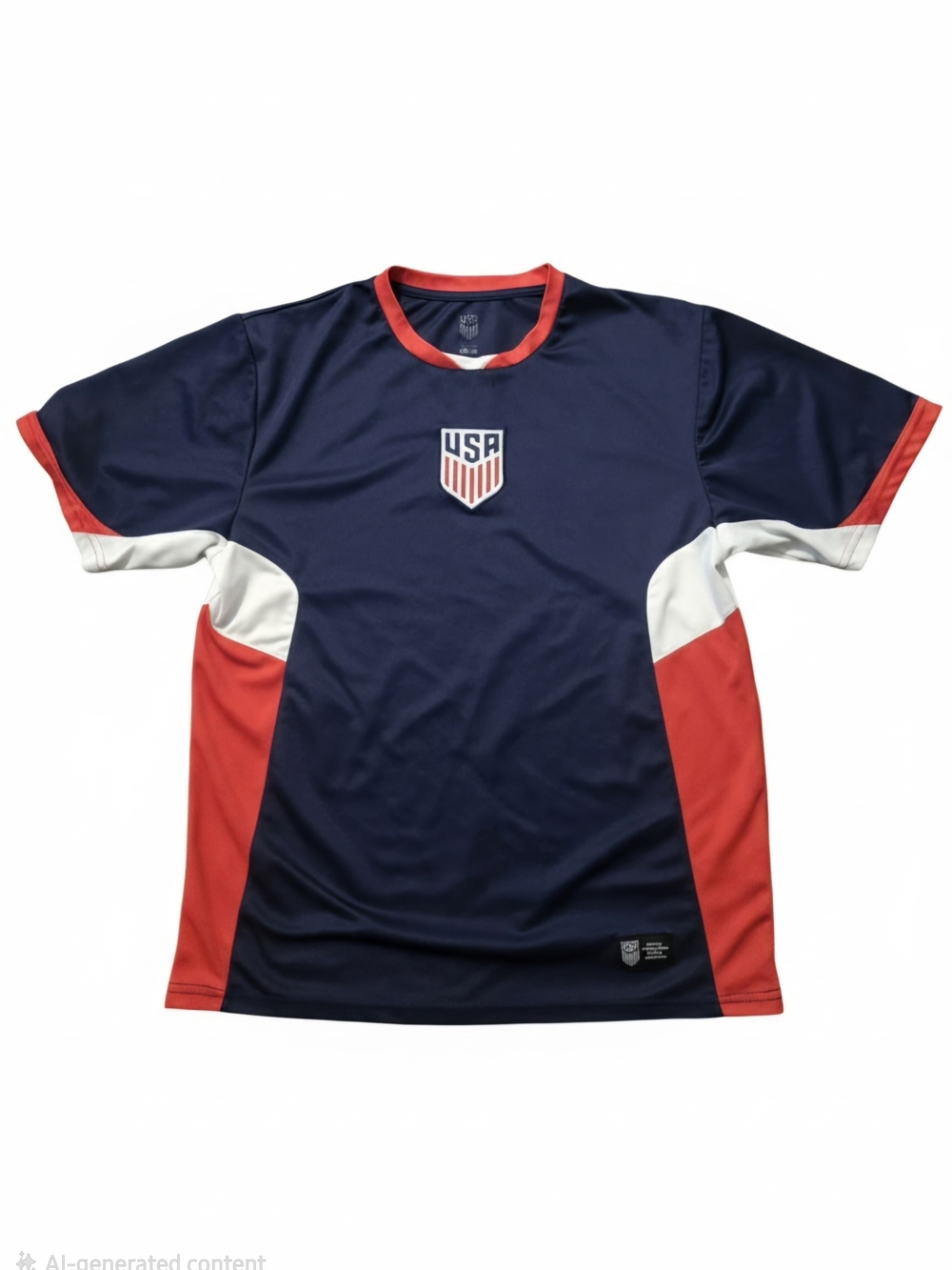 USA Navy & Red Men's Performance Soccer Jersey